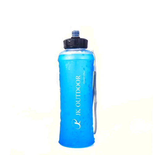 SPARROW ANGEL TPU Running Soft Flask 650ml/22oz Soft Water Bottle TrailFlask Foldable Handheld Soft Flask Running Bottles with Hand Strap for Cycling, Hiking, Camping, Outdoor Sports and Traveling