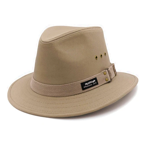 Panama Jack Original Canvas Safari Men's Sun Hat, 2 1/2