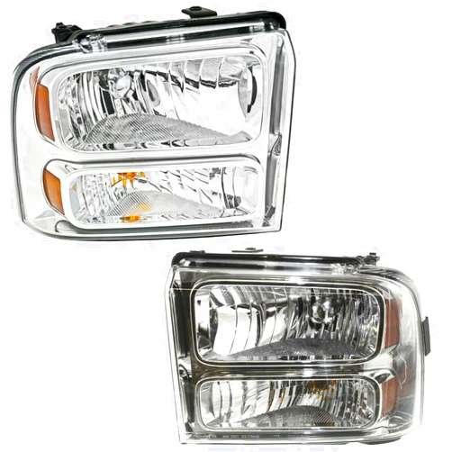 GYoYRoc Headlights Left+Right For 2005-2007 Excursion F250 F350 F450 SuperDuty