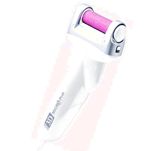 Emjoi Micro-Pedi 3D POWER Callus Remover with Xtreme Coarse Soft & Flexible Roller (Most Powerful & Corded)
