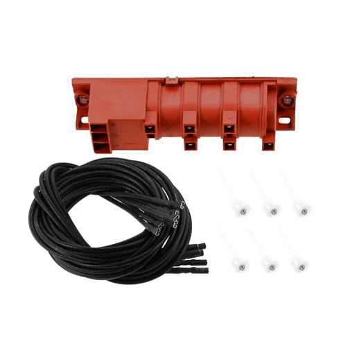 TEENGSE 6 Exits Igniter Kit Pack Fit for GE, Whirlpool Gas Range Cooktop Spark Module Replacement, 110/120V/240V with 6 Spark Ceramic Electrodes and Wires Cable 36