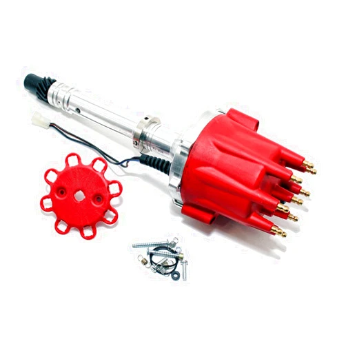 Assault Racing Products 1535001 Chevy V8 Red Pro Billet Distributor Mechanical Advance SBC BBC 350 454