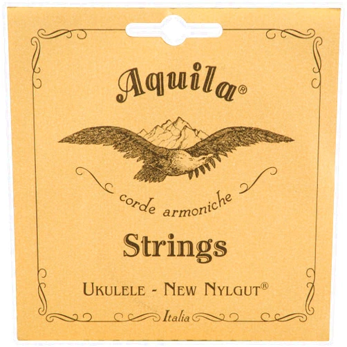 Aquila New Nylgut AQ-31 Concert Ukulele Strings in Fifths - CGDA - 1 Set of 4