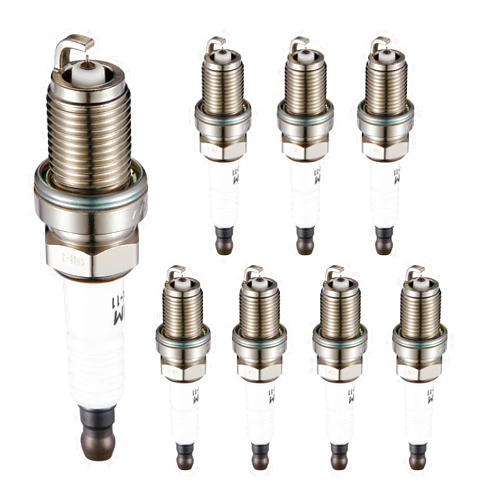 SYKRSS 7090 Iridium Spark Plugs 8 Pack Compatible with Jaguar S-Type XJ8 XK8 XKR Mercedes-Benz CL500 S500 S420 CLK430 E430 ML430 C43 ML55 AMG INFINITI Lincoln 3.9L 4.0L 4.2L 4.3L 5.0L 5.5L V8 BKR5EGP