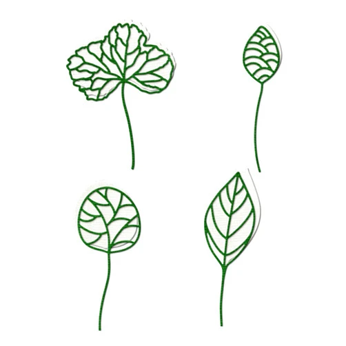 XMZZMX Vein Leaf Plant Metal Cutting Dies for Card Making, Paper Embossing Die Cuts Kit Templates, Storage Pockets Supplies, Photo Frame Album DIY Scrapbooking Stencils Sets