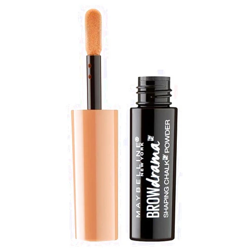 Maybelline Brow Drama Shaping Chalk Powder, 1g, Soft Brown