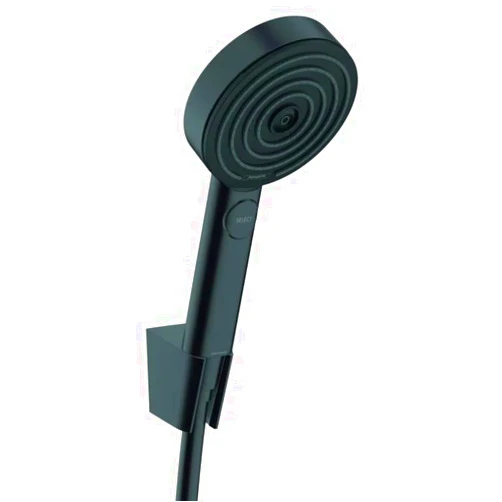 hansgrohe Pulsify Select S Shower Set with Hose and Holder, Hand Shower with 3 Jet Types Relaxation, Matte Black