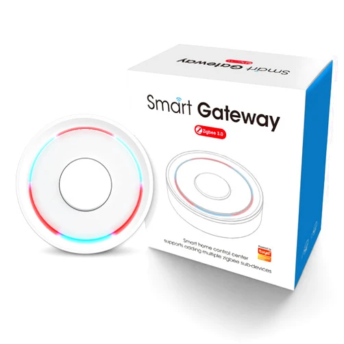 ORIKLON ZigBee Gateway and Bluetooth Hub, 2.4 GHz Dual Mode ZigBee Gateway, Wireless Smart Home Bridge Support Tuya Devices Remote Control, Gateway Hub Support Voice Control via Alexa