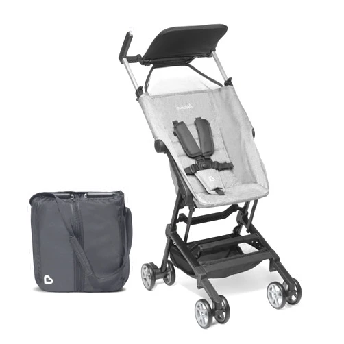 Munchkin Sparrow Ultra Compact Lightweight Travel Stroller for Babies & Toddlers, Grey