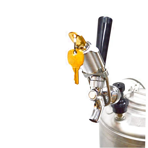 JoyTube Beer Tap Lock, JoyTube Beer Tap Lock for Draft Beer Faucet, Homebrew Keg Equipment (2 Keys)