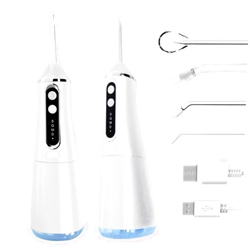HGHOHG Cordless Advanced 2.0 Water Flosser, 500ML Portable Oral Irrigator, Rechargeable, Waterproof