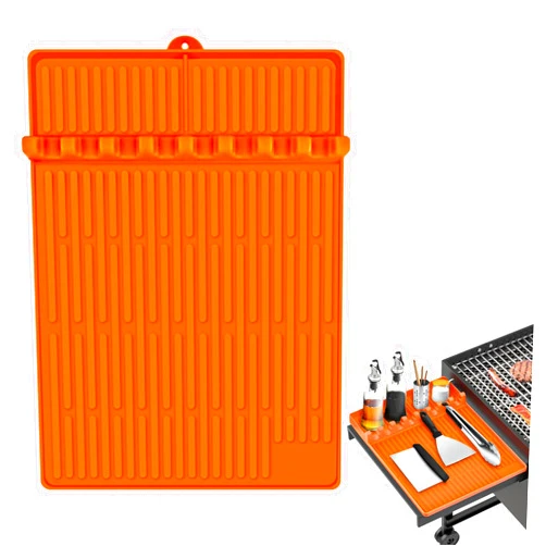 Rynapac Griddle Tools Mat Compatible with Blackstone, Grilling Accessories for Outdoor Grill, 16