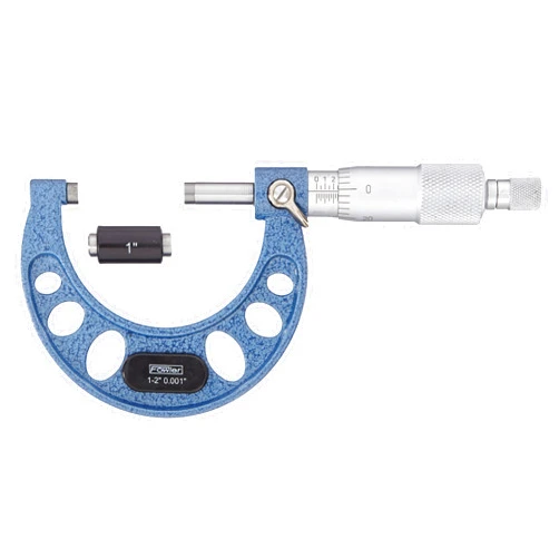 Fowler 52-253-102-1, Premium Outside Inch Micrometer with 1-2