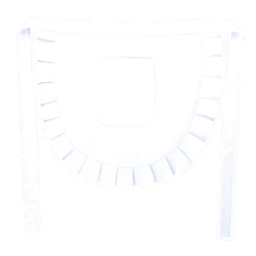 SUN2ROSE Girls Cosplay Waist Apron With Pocket Tight Costume, White Half Apron Kitchen Party Favors