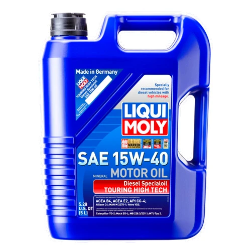 LIQUI MOLY Touring High Tech Diesel Specialoil SAE 15W-40 | 5 L | Touring engine oil | SKU: 2044