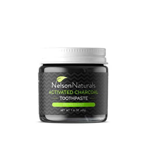 Nelson Naturals Activated Charcoal Toothpaste 1.6 oz - Peppermint