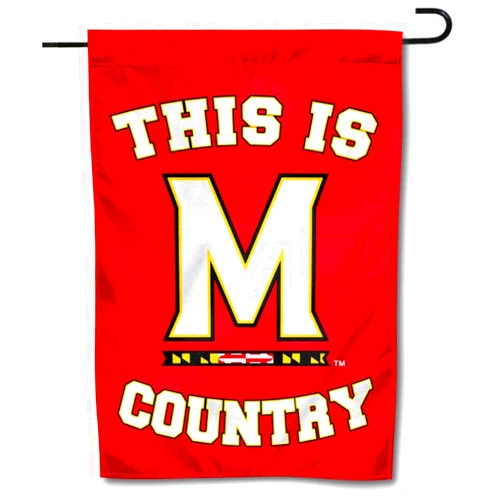 College Flags & Banners Co. Maryland Terrapins This is Terps Country Garden Banner Flag
