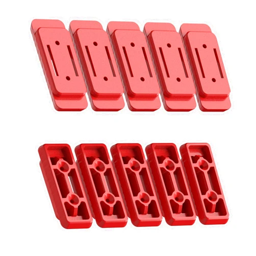 NyVoozy Feet Mounting System for Milwaukee Packout (10, Red)