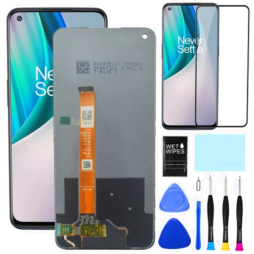 ZTOOYO for OnePlus Nord N10 5G Screen Replacement Kit for One Plus Nord N10 LCD Display Touch Screen Assembly with Tools BE2029 BE2028 BE2026 BE2025 BE20299 Black 6.5 inch