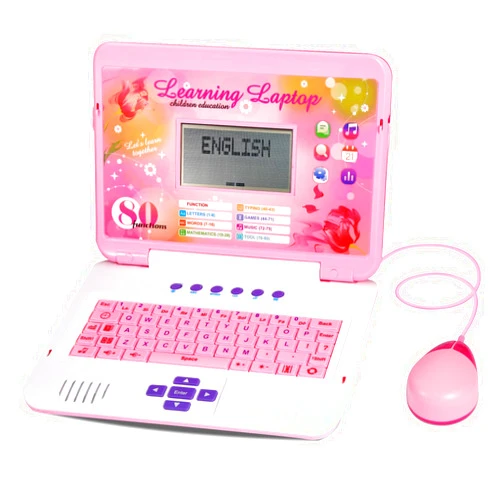 LESHITIAN Kids Laptop - 80 Learning Activities to Learn Alphabet, Words, Mathematics, Play Games and Music - Educational Learning Computer for Kids Ages 5+