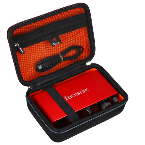 Mchoi Hard EVA Travel Case Compatible with Focusrite Scarlett 2i2 (3rd Gen) USB Audio Interface (New Version Case), Case Only