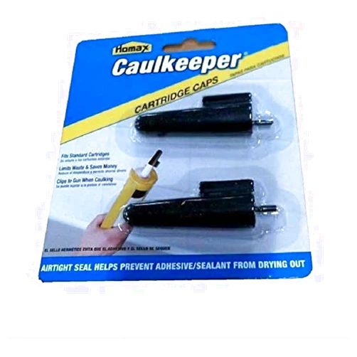 Homax 71773000658 Caulkeeper 2 Piece Caulk Caps, Black