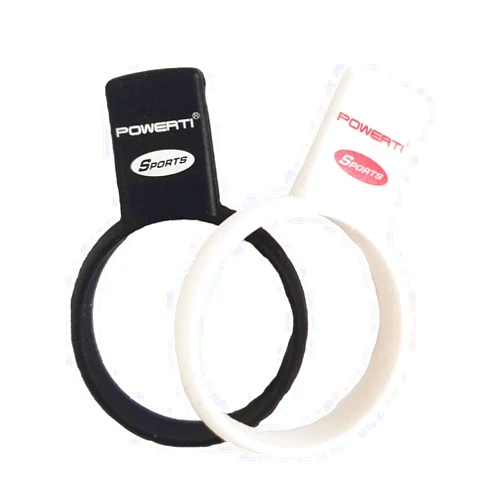 Gloperti Tennis Grip Trainer for Hand to Hold The Racquet Properly for Racquet and Paddle Racket Pack of 2 Black and White Each