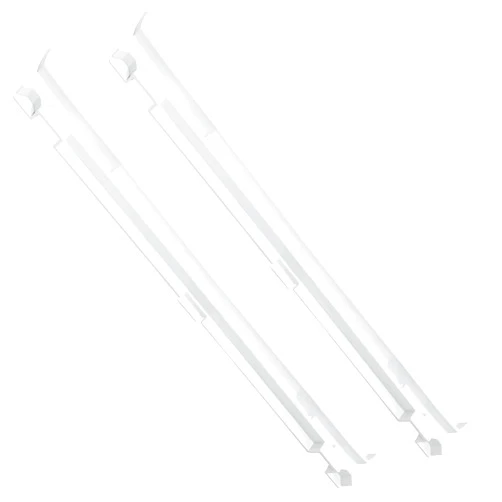 Romalon 2-Pack 2223320 Track Refrigerator Crisper Drawer Slide Rail Fit for Whirl-Pool Refrigerator Pan Slide Replace Number 1016208, AH869557, EA869557, PS869557 - a Set of Rails