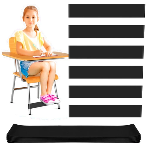 Rookea 6 Pack Chair Bands for Kids with Fidgety Feet ADHD Tools, Sensory Room Must Haves for Adhd Kids Fidget Chair Bands Autism Classroom Must Haves for Classroom Home