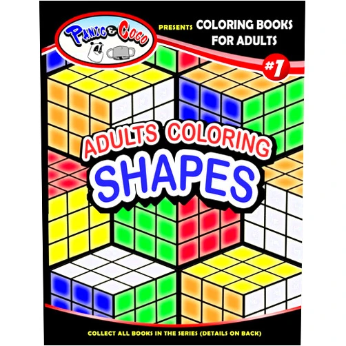 Karl Bailey Jr Panic and CoCo presents Adults Coloring Shapes