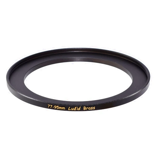 LUŽID X2 Brass 77mm to 95mm Step Up Filter Ring Adapter 77 95 Luzid