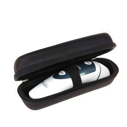 Hermitshell Travel case for iProven Thermometer Forehead and Ear DMT-489 (Black)-Only Case