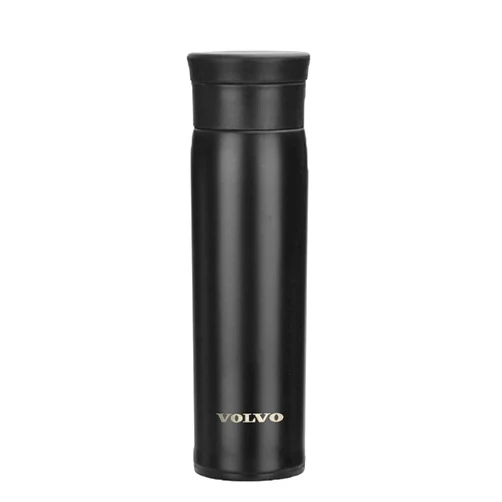 Westion 18oz Car Logo Travel Mugs & Tumblers Vacuum Insulated Stainless Steel Thermal Bottle Fashion Sport Thermal Cup for Hot or Cold Drink Coffee Or Tea (fit V)