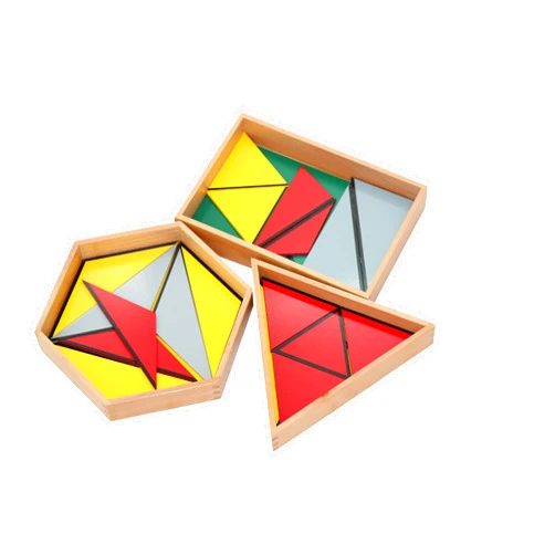 Adena Montessori Constructive Triangles with 3 Boxes