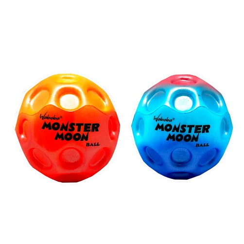 Waboba Monster Moon Ball - The New Larger Super Bouncing Ball - 2 Pack (Assorted Colors)
