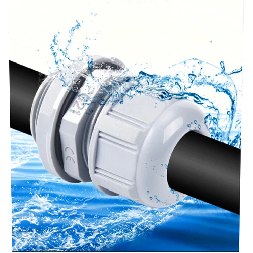 Aonlbra PG-S Type Cable Waterproof Cable Gland, IP68 Cable Gland - UL/TUV/ATEX (PG13.5 (50 Pack))