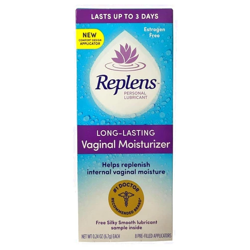 Replens Long-Lasting Vaginal Feminine Moisturizer 8 Prefilled Applicators, 0.24 oz ea (Pack of 4)