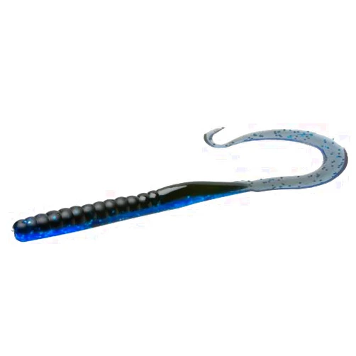 Zoom Bait Zoom Magnum II Worm-Pack of 20 (Black Sapphire, 9-Inch)