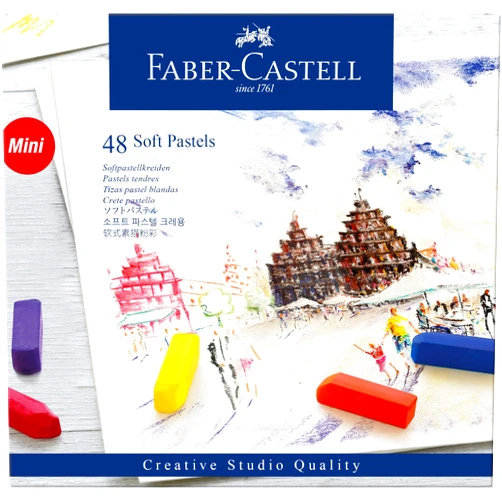 Faber-Castell Faber-Castel FC128248 Creative Studio Soft Pastel Crayons (48 Pack), Assorted