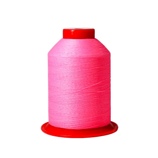 SAKTHREAD UV Color Changing Thread 2700Y 150D/2 White-to-Red Polyester Embroidery Machine Thread Suitable for Embroidery, Quilting, and Sewing.