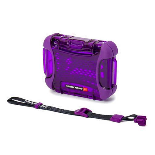Nanuk 310-0013 Nano Series Waterproof Small Hard Case for Phones, Cameras and Electronics (Purple)