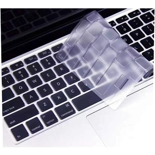 CaseBuy Ultra Thin Clear Keyboard Cover for Old MacBook Air 13 Inch A1466 A1369(Release 2010-2017) & MacBook Pro 13 Inch, MacBook Pro 15 Inch(2015 or Older Version, A1425 A1502 A1278 A1398), TPU