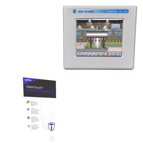 BoxWave Screen Protector Compatible with Allen Bradley PanelView Plus 6 600 - ClearTouch ImpactShield (2-Pack), Impenetrable Screen Protector Flexible Film