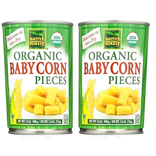 Native Forest, Organic Baby Corn, 14 Ounce (Pack of 2)