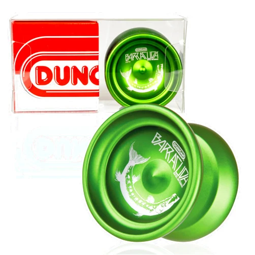 Duncan Toys Barracuda Yo-Yo, Unresponsive Pro Level Yo-Yo, Concave Bearing and Aluminum Body, Green