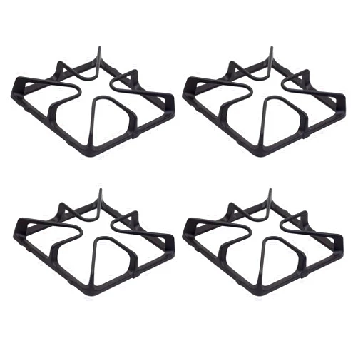FBULWSEC WB31K10034 Burner Grates for Gas Stoves Compatible with GE Gas Stove Range for General Electric Gas Stove Top Surface Grate Cast Iron Rack-4Pack