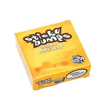 Sticky Bumps Unisex Original Surf Wax - Warm/Tropical / White