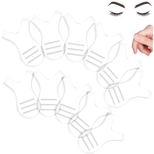Maitys 60 Pieces Y Comb Eyelash Lift Brush Eyelash Perming Brush Makeup Beauty Tool Supplies for Lash Grafting Eyelash Extension