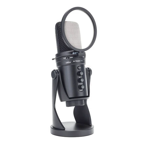 Audiosavings Bundle: Samson G-Track Pro Studio USB Condenser Microphone Mic+Built in Audio Interface Bundle with Samson Pop Filter for G-Track Pro Studio USB Condenser Microphone (2 Items)