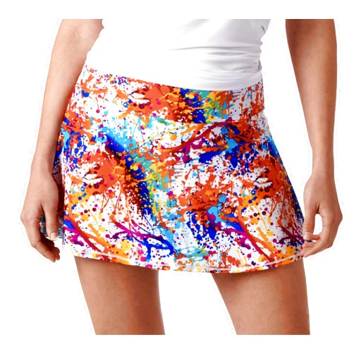 Queen of the Court Splatter Paint Tennis Skirt, Pickle Ball Skort, Skirt for Pickleball